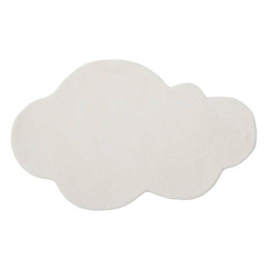 Kids White Hand-Tufted Rug for Comfort and Style