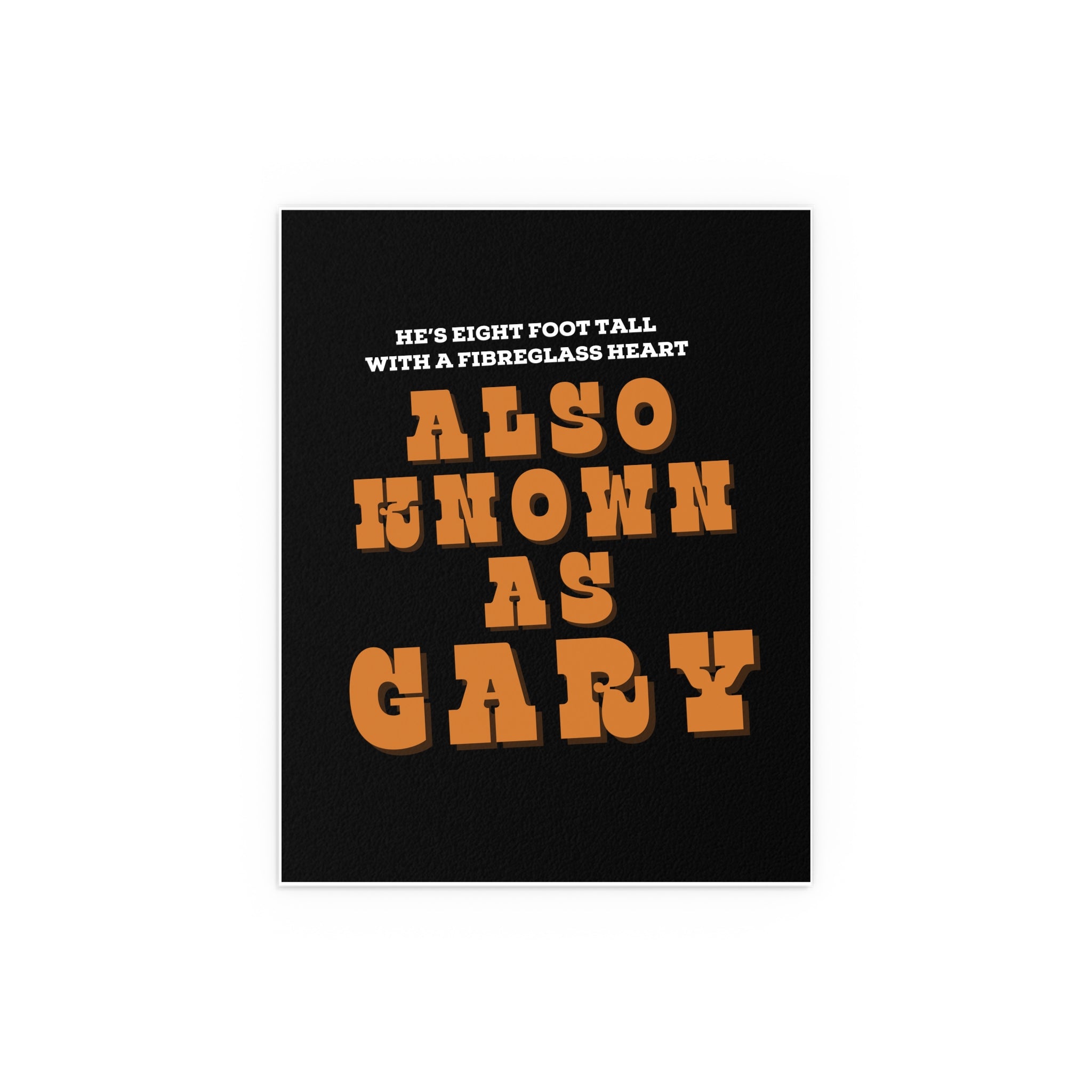 Blossoms - Gary (Black & Orange)