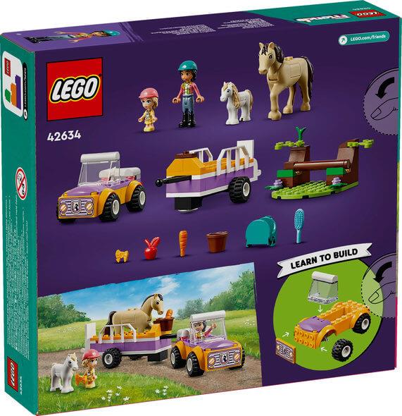 Lego Friends 42634 Horse & Pony Trailer Toy Playset for Ages 4 and Up