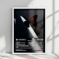 Post Malone "Twelve Carat Toothache (Deluxe)" Album Cover Poster - with Complete Tracklist