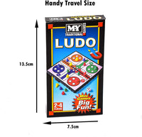 Magnetic Travel Games: Ludo, Chess, Draughts, Snakes & Ladders (SINGLE)