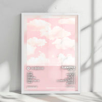 Turnstile "Glow On" Album Cover Poster - with Complete Tracklist
