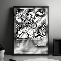 Atoms for Peace "AMOK" Album Cover Poster - with Complete Tracklist