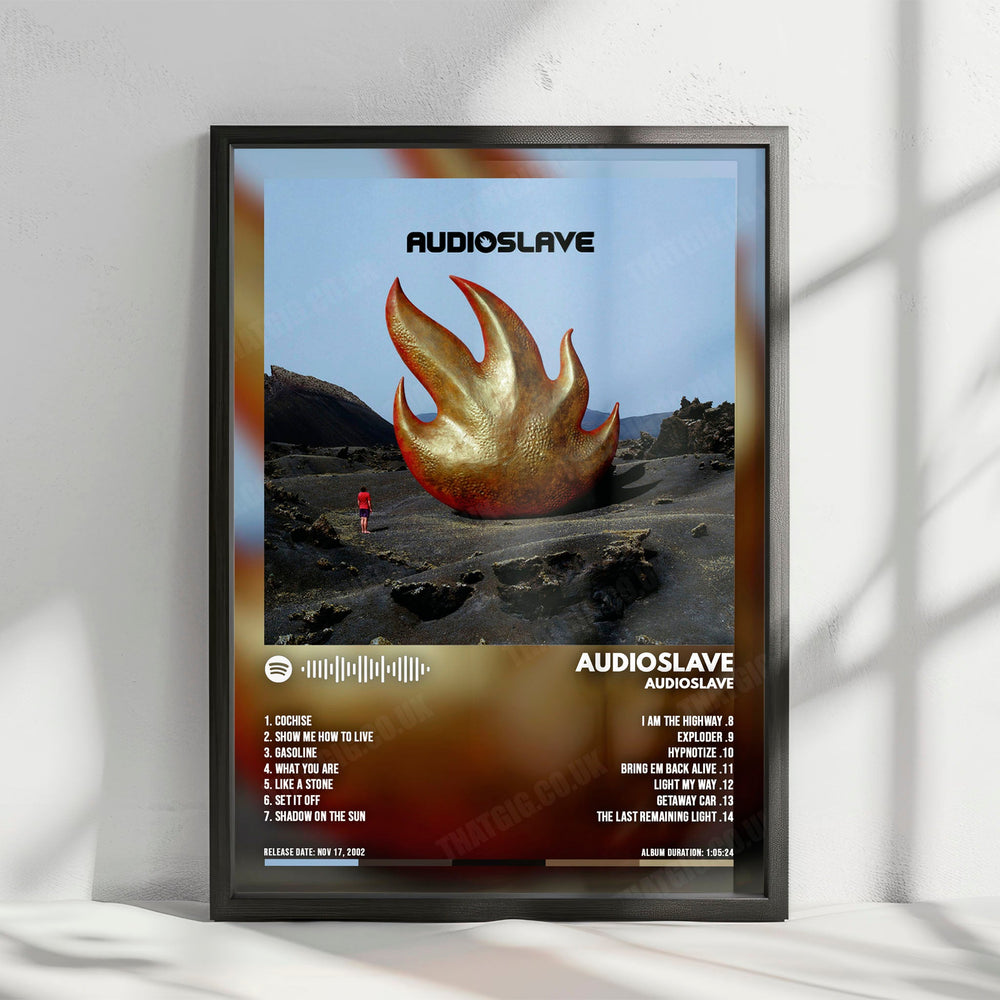 Audioslave "Audioslave  " Album Cover Poster - with Complete Tracklist