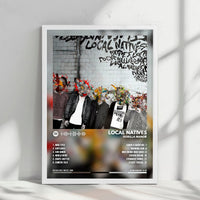 Local Natives "Gorilla Manor" Album Cover Poster - with Complete Tracklist