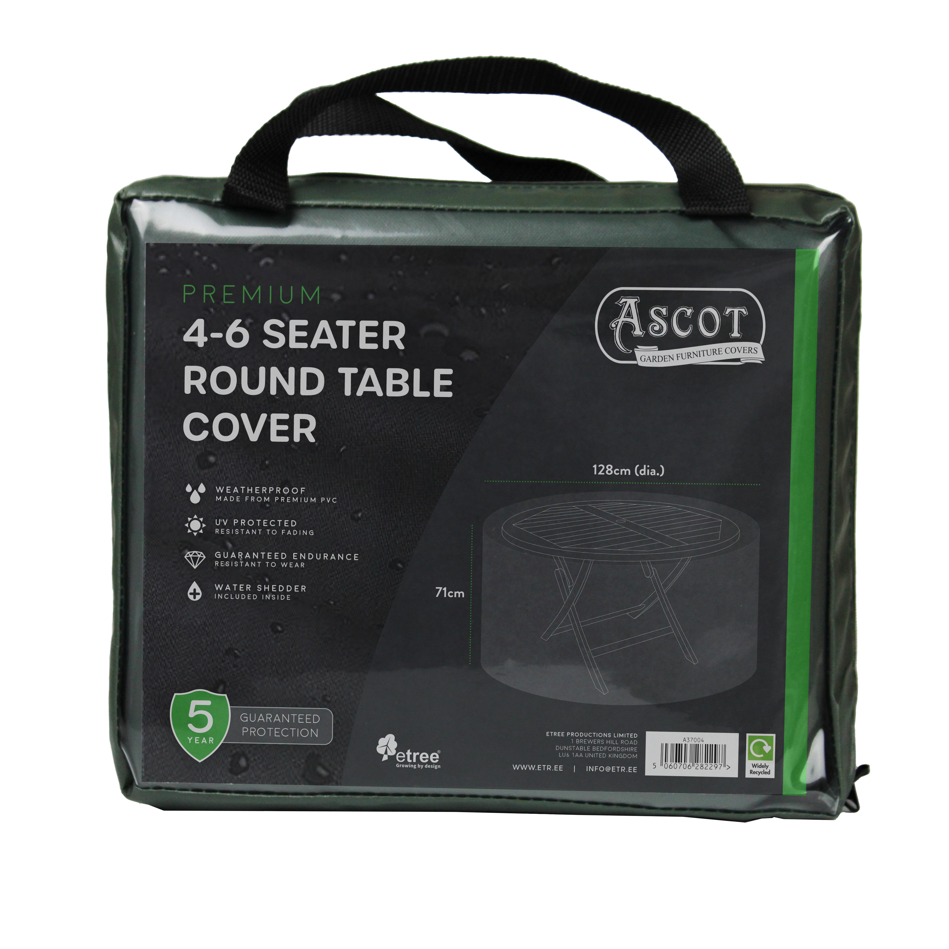 Premium 4-6 Seater Round table cover - 128 (Dia.)X 71(H) cm