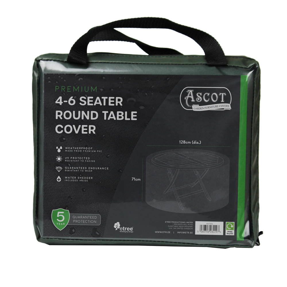 Premium 4-6 Seater Round table cover - 128 (Dia.)X 71(H) cm