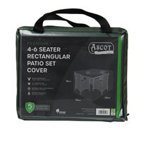 Premium Medium(4-6 seater) Rectangular Patio Set Cover - 210 X 110 X 80 (H) cm
