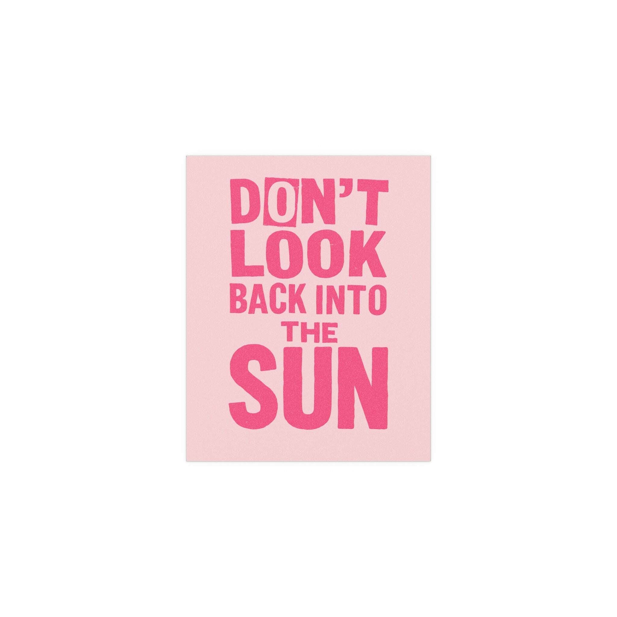 The Libertines - Don't Look Back Into The Sun - Pink