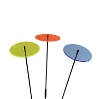 Large Garden Decor Ornaments Set of 3 'Sun Discs'