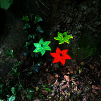 Small Garden Décor Ornaments Set of 3 'Lotus'