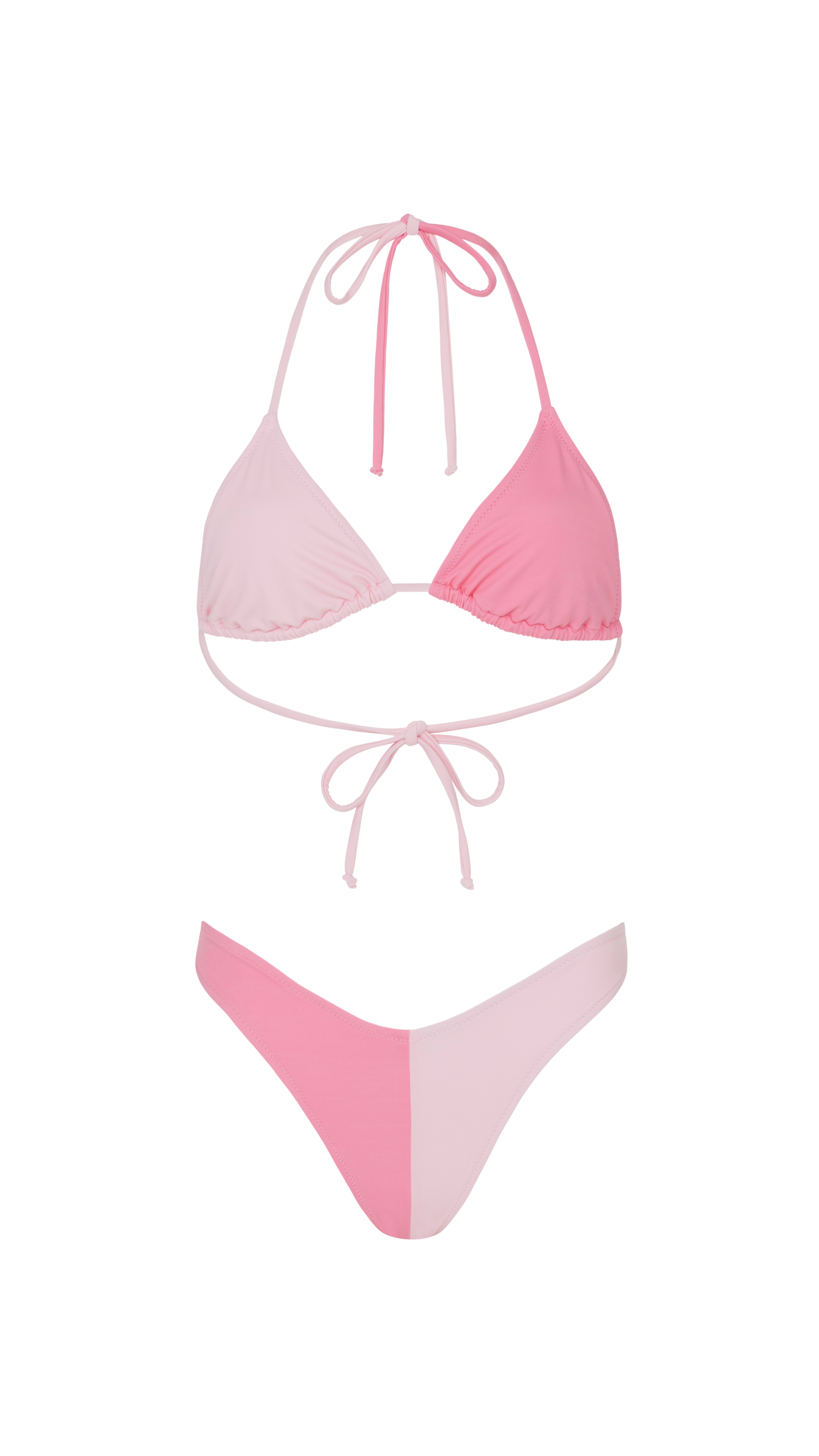 Pink ColourDuo Bikini Bottom