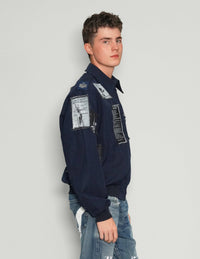 Patched RAF Jacket