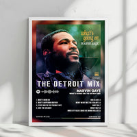 Marvin Gaye "What's Going On  " Album Cover Poster - with Complete Tracklist