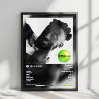 Amine "Limbo" Album Cover Poster - with Complete Tracklist