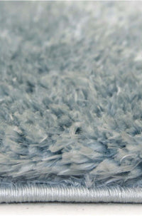 Lagom Duck Egg Blue Luxurious Shaggy Rug