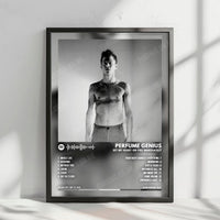 Perfume Genius "Set My Heart on Fire Immediately" Album Cover Poster - with Complete Tracklist