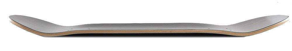 Venom Blank Skateboard Deck - Black - 7.75" to 8.25"