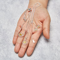 3pc Daisy Bracelet Set Created with Zircondia® Crystals