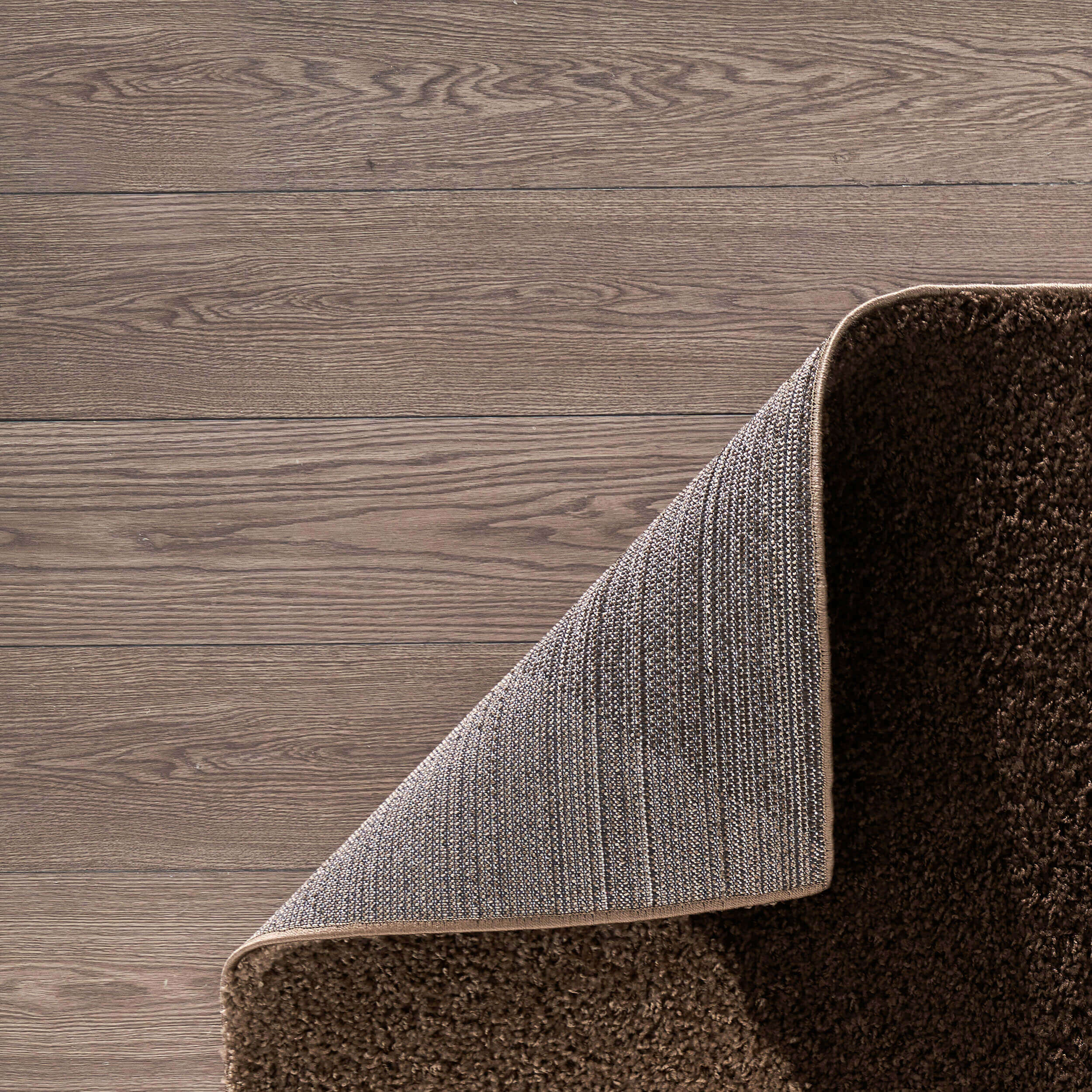 Shaggy Geometric Brown Rugs| 382B