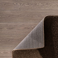 Shaggy Geometric Brown Rugs| 382B