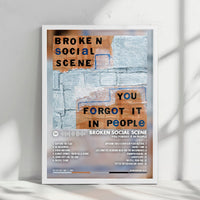 Broken Social Scene "You Forgot It in People" Album Cover Poster - with Complete Tracklist