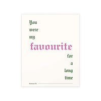 Fontaines DC - Favourite (Off-white + Pink + Green)