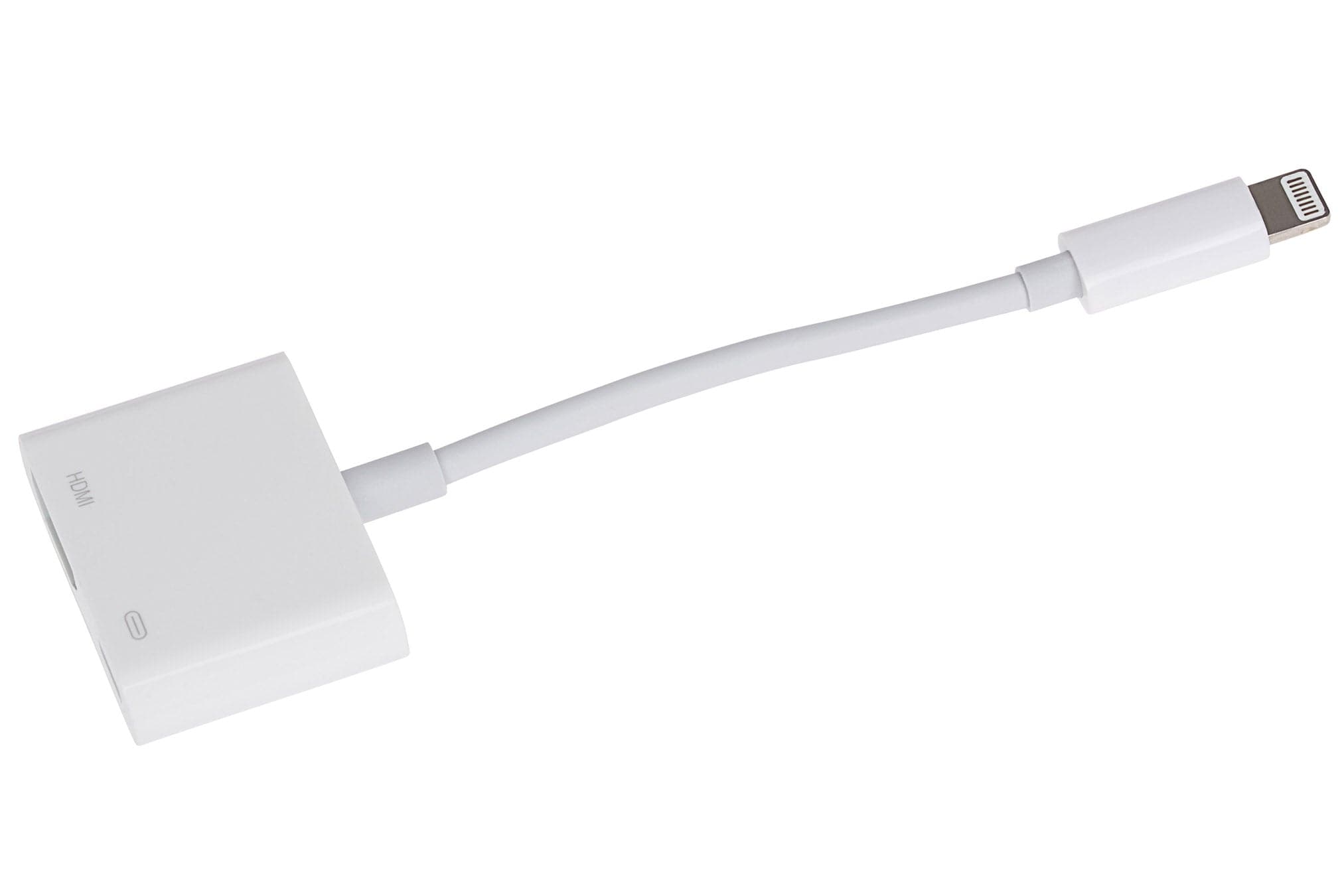 Maplin Lightning to HDMI / Lightning Charging Port Adapter - White