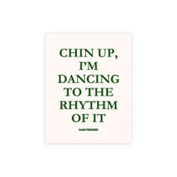 Sam Fender - Chin Up (Green + Off-white)
