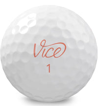 Vice Golf Pro Soft Hue Living Coral Golf Balls