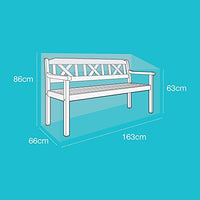 Standard 3 Seat Bench Cover, Reversible Green & Black, [36047]