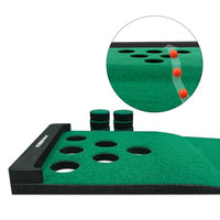KOFULL Putting Green - Indoor/Outdoor Golf Practice Mat (Free 2 Putters + 6 Balls), 327 x 50CM