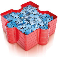 Clementoni- Puzzle Sorter: 6 Trays for Easy Jigsaw Puzzle Sorting Up to 1000 Pieces (10+ Months)