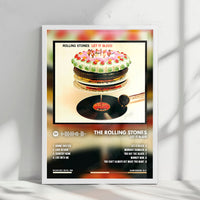 The Rolling Stones "Let It Bleed" Album Cover Poster - with Complete Tracklist