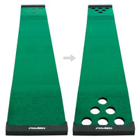 KOFULL Putting Green - Indoor/Outdoor Golf Practice Mat (Free 2 Putters + 6 Balls), 327 x 50CM
