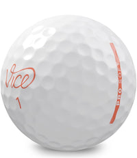 Vice Golf Pro Soft Hue Living Coral Golf Balls