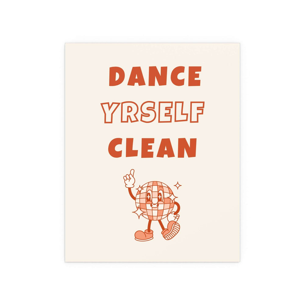 LCD Soundsystem - Dance Yrself Clean (Orange + Off-white)