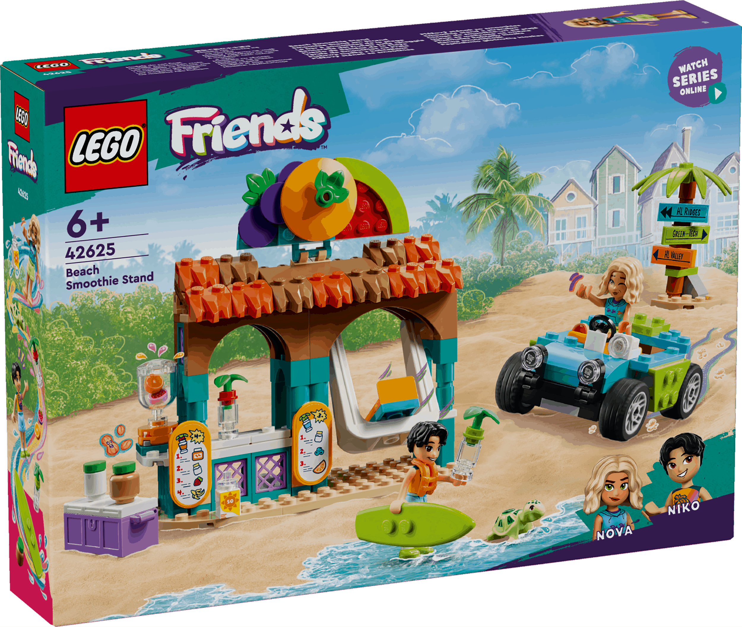 Lego Friends 42625 Beach Smoothie Stand Toy Playset for Ages 6 and Up