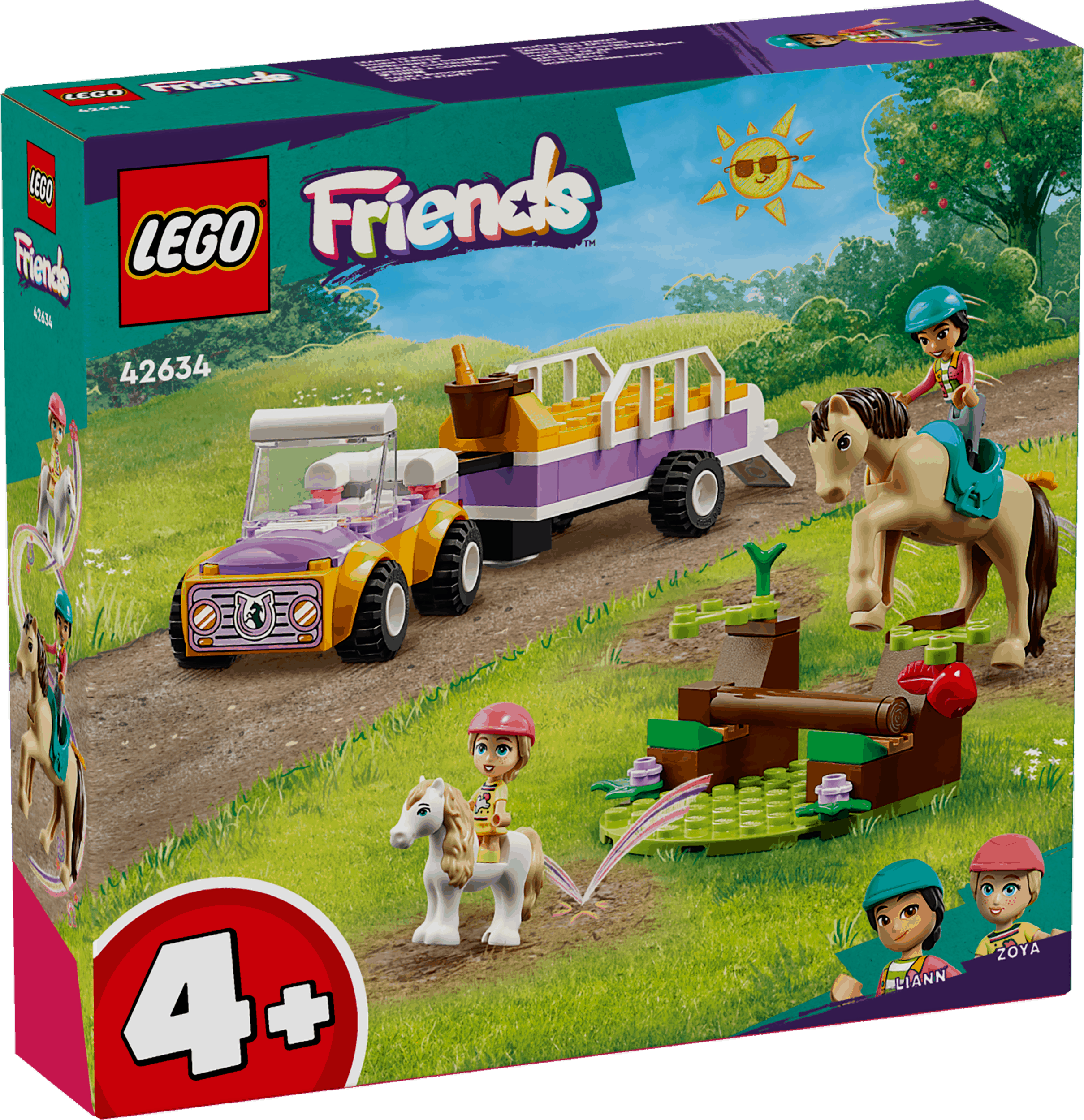 Lego Friends 42634 Horse & Pony Trailer Toy Playset for Ages 4 and Up
