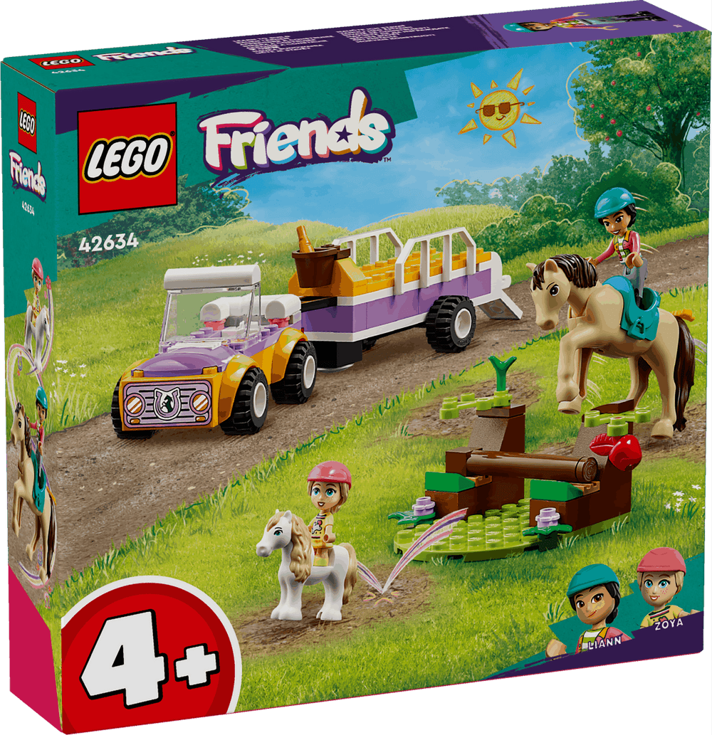 Lego Friends 42634 Horse & Pony Trailer Toy Playset for Ages 4 and Up