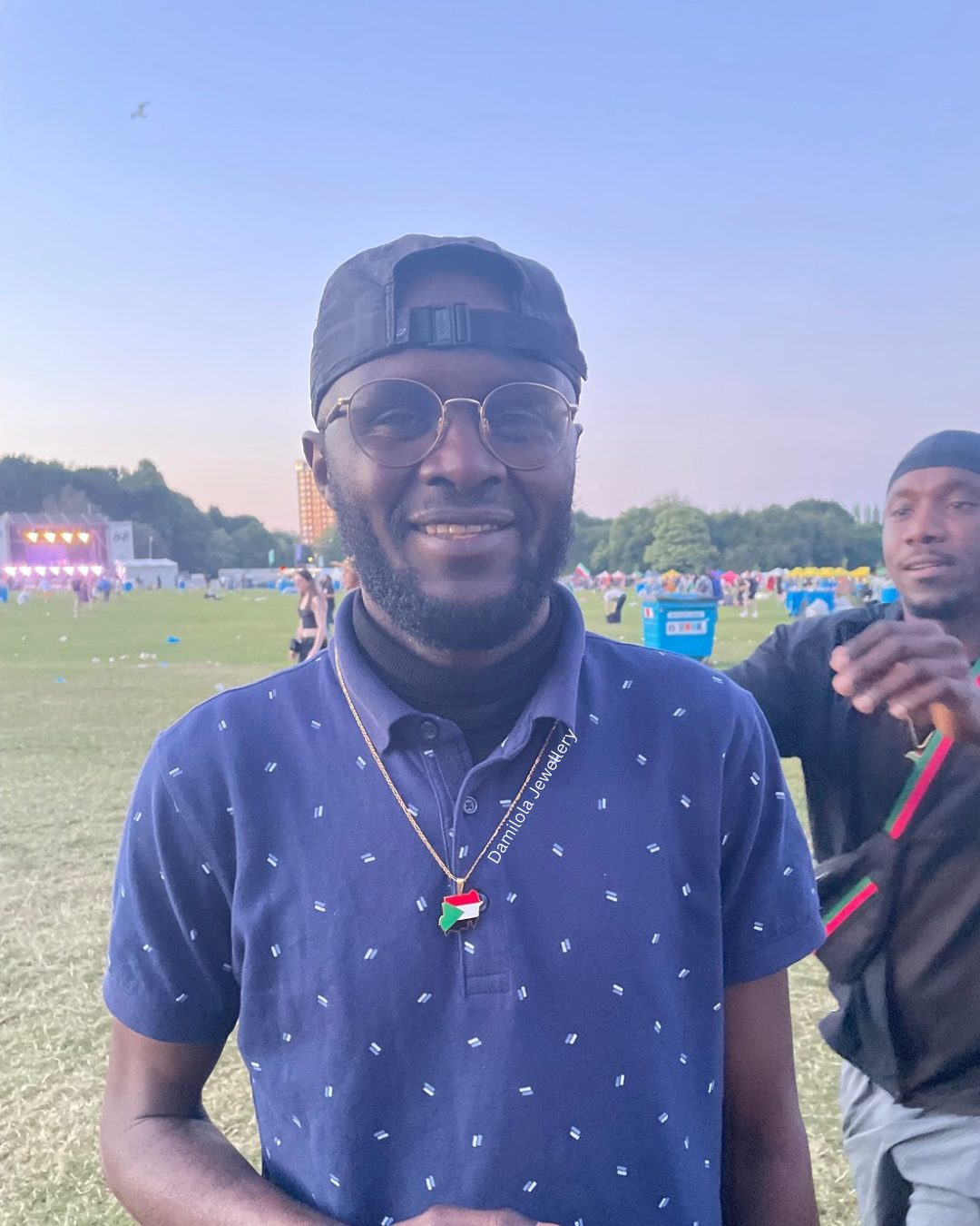 Sudan Flag Map Necklace 🇸🇩