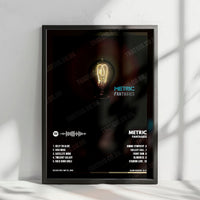 Metric "Fantasies" Album Cover Poster - with Complete Tracklist