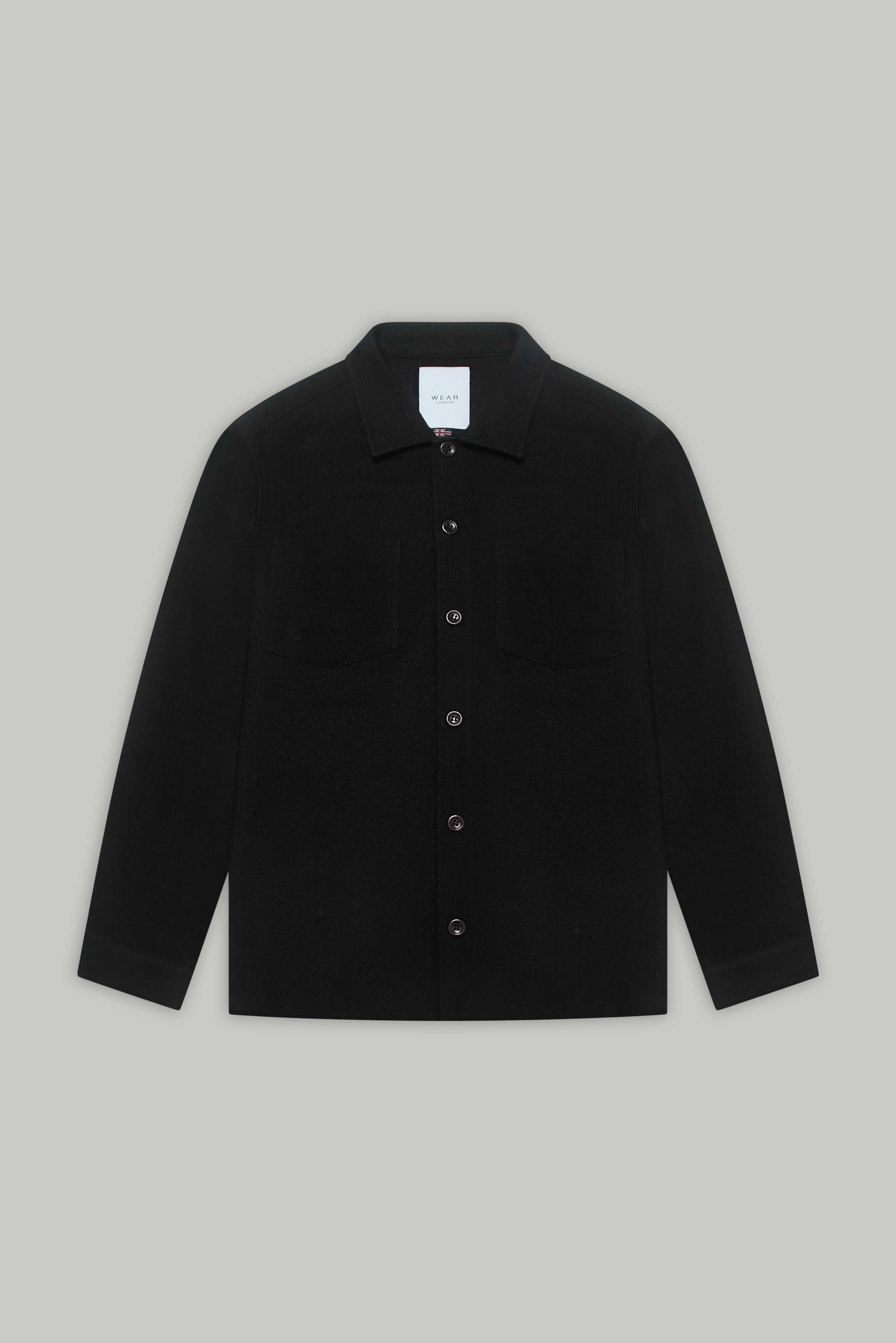 Bart Emilio Overshirt - Black