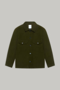 Goring Jacket - Olive Moleskin