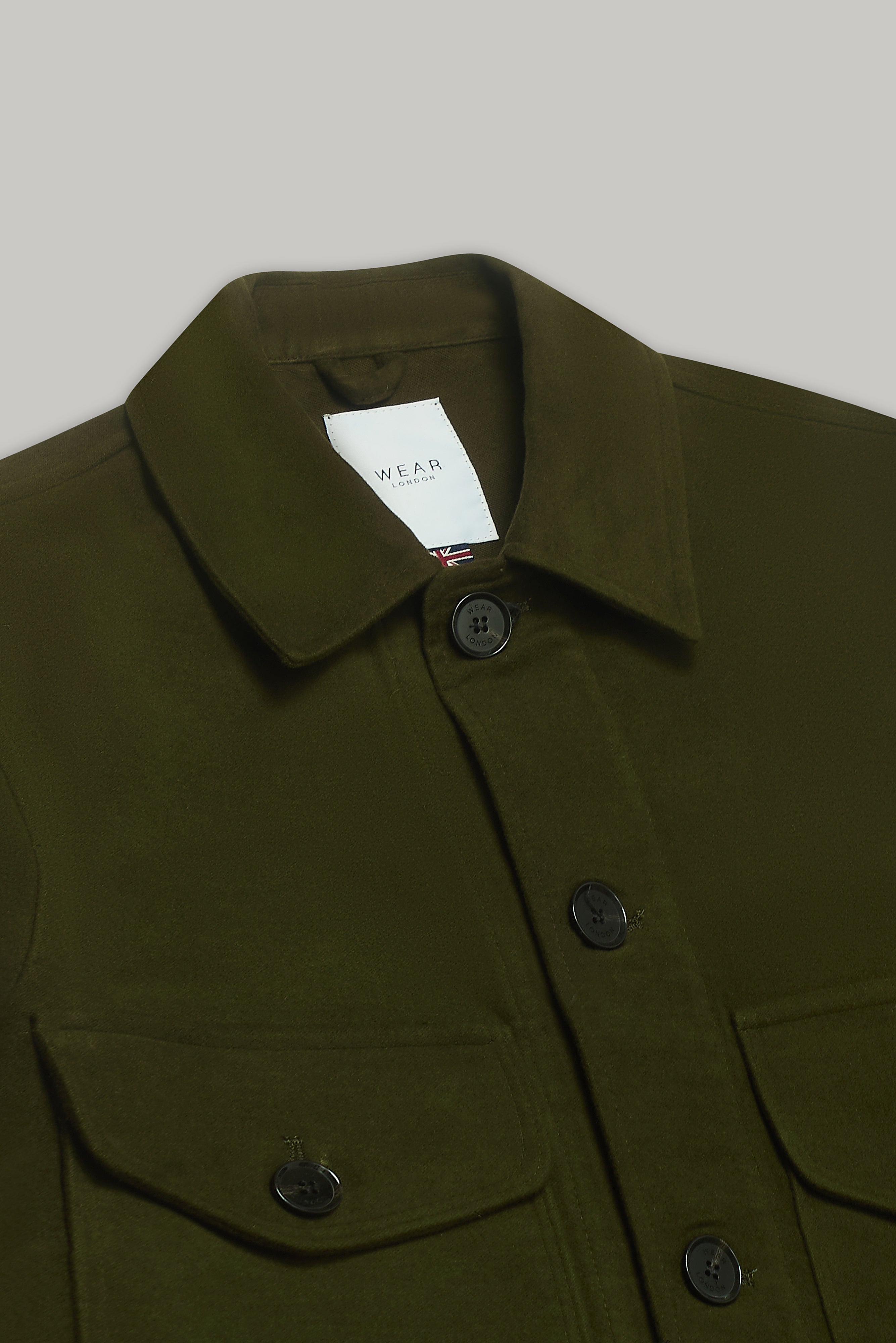 Goring Jacket - Olive Moleskin