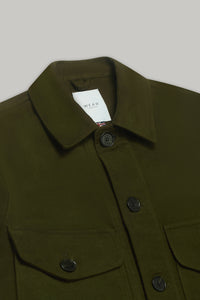 Goring Jacket - Olive Moleskin