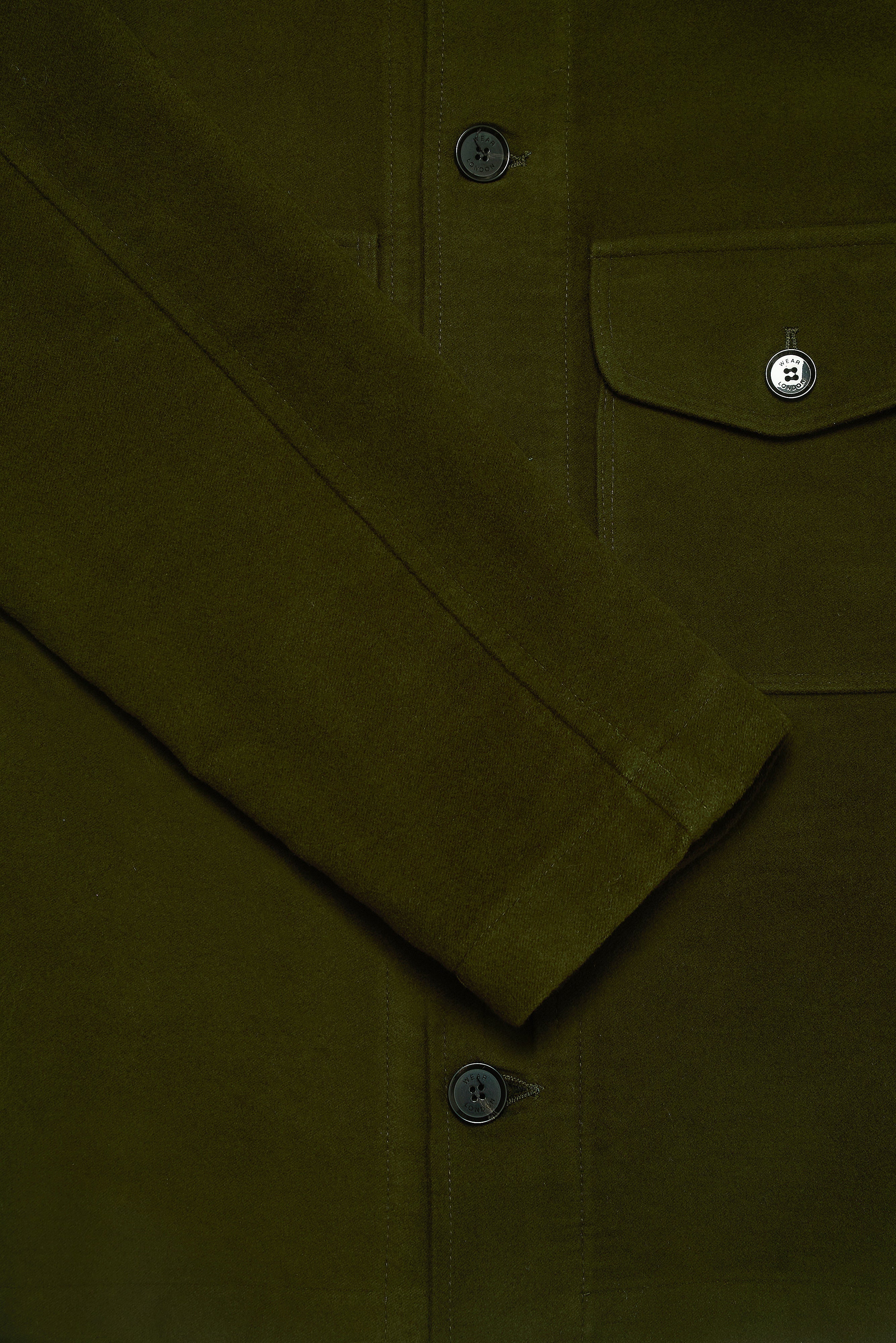 Goring Jacket - Olive Moleskin