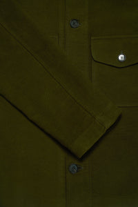 Goring Jacket - Olive Moleskin