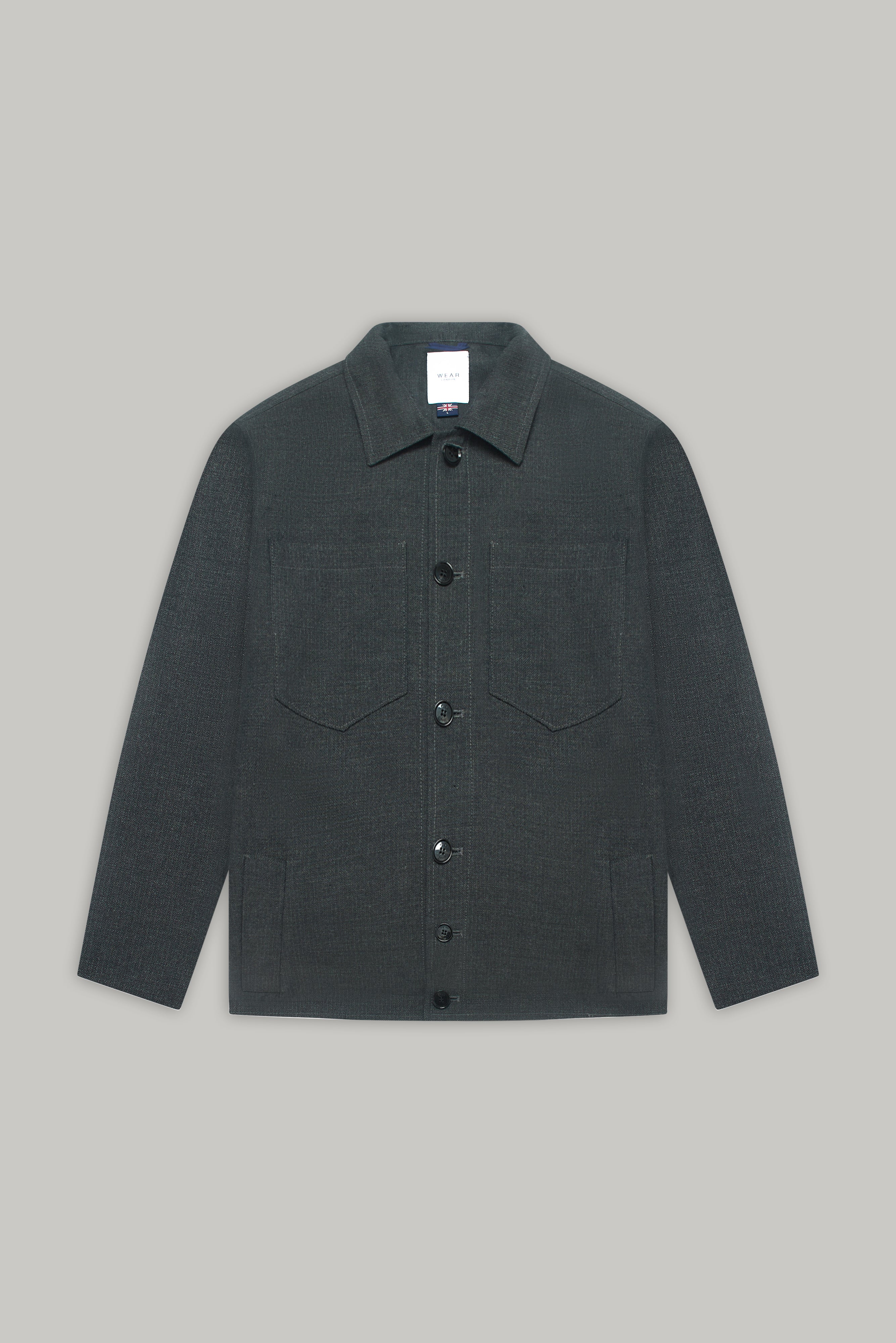 Turner Shacket - Grey Vigevano