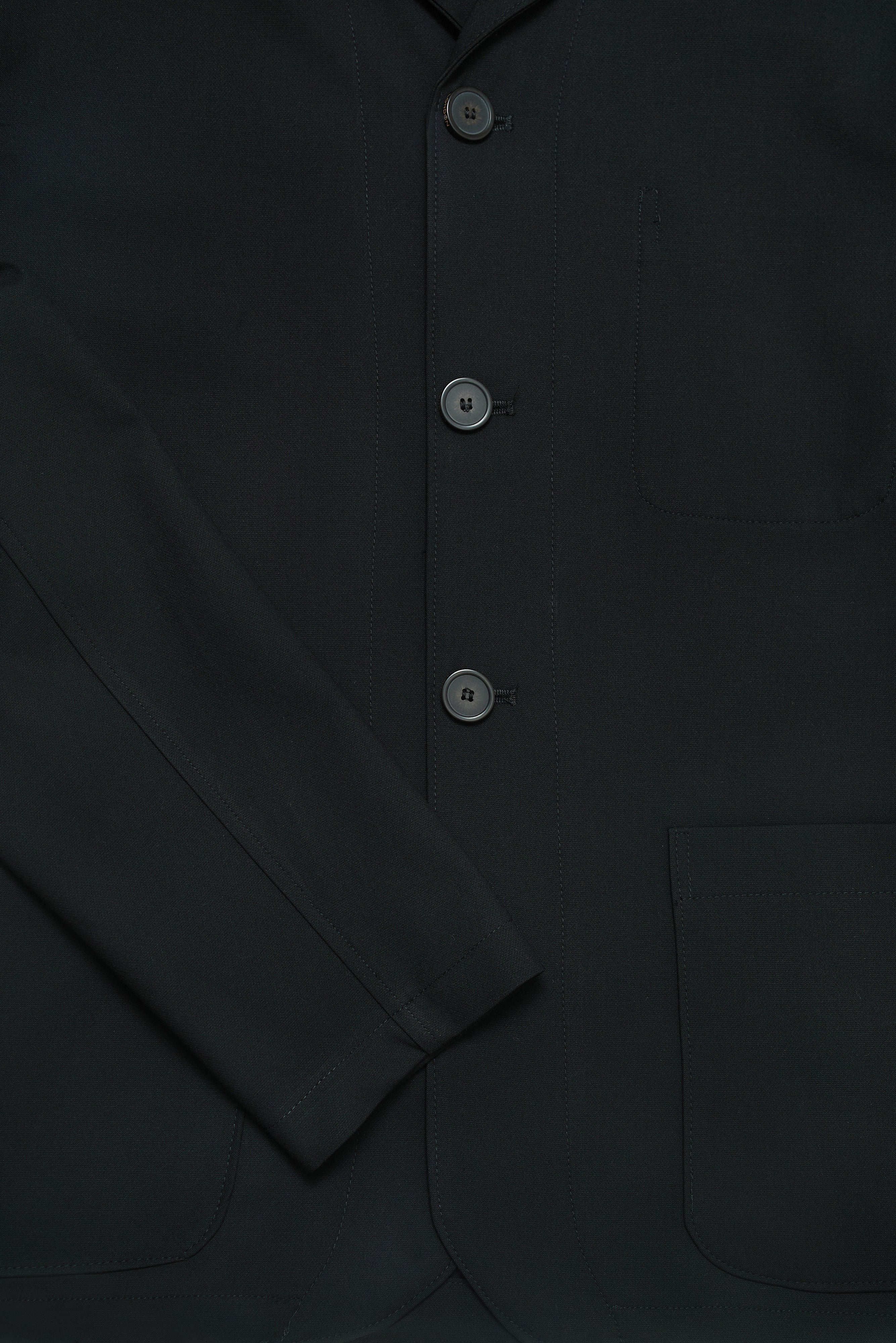 Tuxford Casual Blazer - Black Suiting